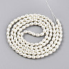 Baking Paint Pearlized Glass Pearl Bead Strands X-HY-T002-01C-02-1