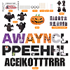 Halloween Decoration Paper Flag Banners DIY-WH0453-12B-2