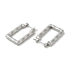 304 Stainless Steel Hoop Earrings for Women EJEW-Z026-26P-2