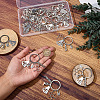 20Pcs Alloy Chemistry Theme Keychains KEYC-SC00036-3