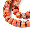 Dyed Synthetic Imperial Jasper Beads Strands G-Q606-99A-05-4