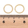 Brass Soldered Closed Jump Rings KK-K253-15D-03G-3