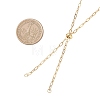 2.5MM 304 Stainless Steel Paperclip Chain Slider Necklace Making AJEW-JB01409-2
