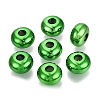 Christmas Theme UV Plating Opaque Acrylic European Beads PACR-T017-19M-M1-2
