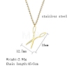 Stainless Steel Pendant Necklaces HZ8690-2-2