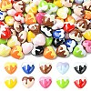 Baking Paint Opaque Acrylic Beads OACR-CJZ0001-01-1