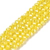 Electroplate Glass Beads Strands EGLA-A034-P2mm-B03-1