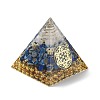 Orgonite Pyramid Resin Energy Generators DJEW-D013-04D-2