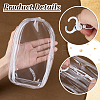 Rectangle Transparent PVC Plastic Storage Zipper Bags ABAG-WH0040-38-4