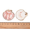 Electroplate Sea Shell Pendants X-SSHEL-S262-32-3