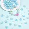 120Pcs Acrylic Bead Caps OACR-PA0002-13B-7