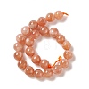 Natural Sunstone Beads Strands G-A205-28B-2