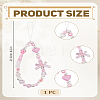 1Pc Resin Beaded Mobile Phone Lanyard Wrist Strap AJEW-LP0004-38-2
