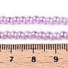 Baking Paint Pearlized Glass Pearl Round Bead Strands HY-Q003-4mm-47-A-2