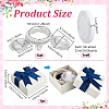 ABS Plastic Imitation Pearl Wedding Bouquet Picture Frame ALRI-NB0001-22-2