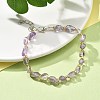 Natural Amethyst Beads Bracelets for Women BJEW-H623-02S-02-2