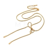 304 Stainless Steel Snake Chain Necklaces NJEW-Q339-03G-1