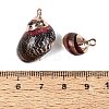 Electroplate Natural Spiral Shell Pendants SSHEL-Q100-47G-3