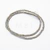 Electroplate Glass Beads Strands EGLA-J144-HR-C06-2