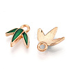 Alloy Enamel Charms ENAM-N056-442-2