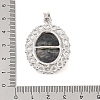 Natural Larvikite Pendants G-A226-03P-06-3