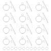 12Pcs Eco-friendly Brass Toggle Clasps KK-ME0002-30-1
