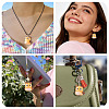 5Pcs Opaque Resin Pendants RESI-TADJ0001-26C-6