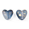 Transparent Frosted Spray Painted Acrylic Beads X1-FACR-TAC0004-02E-3