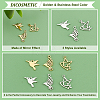 36Pcs 6 Style 304 Stainless Steel Charms STAS-DC0008-87-4