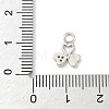 Brass Micro Pave Clear Cubic Zirconia Charms LS-KK-H528-06A-P-3