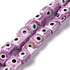 Handmade Porcelain Ceramic Beads Strands LAMP-B021-06L-1
