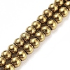 Synthetic Magnetic Hematite Beads Strands G-P545-K01-01B-1
