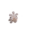 Plastic Flower Claw Hair Clips PW-WGF255D-06-1