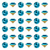 1 Bag Pointed Back Glass Rhinestone Cabochons RGLA-TADJ0001-01A-04-1