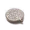 Non-Tarnish 304 Stainless Steel Pendants STAS-H123-01B-P-3