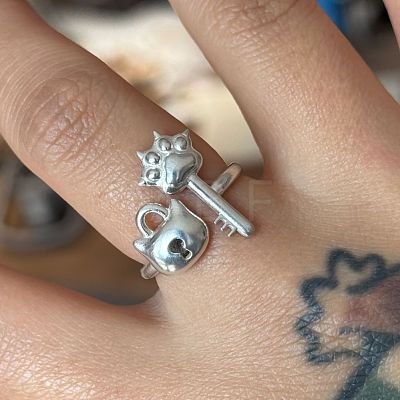 Alloy Cuff Open Rings for Women WGDF1DA-01-1