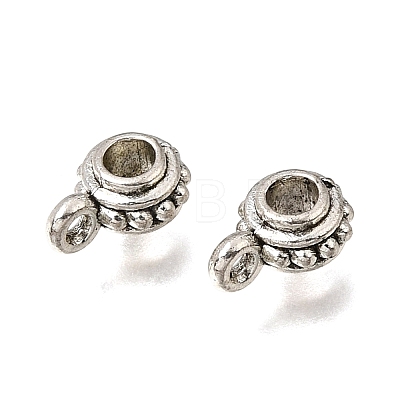 Tibetan Style Alloy Tube Bails FIND-Z128-10AS-1