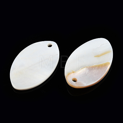 Natural Freshwater Shell Pendants SHEL-N026-214B-B01-1