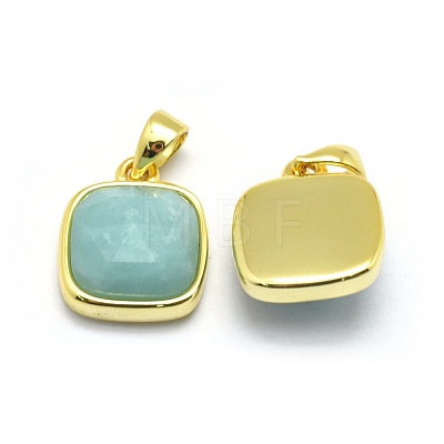 Natural Amazonite Pendants G-O176K-05G-1