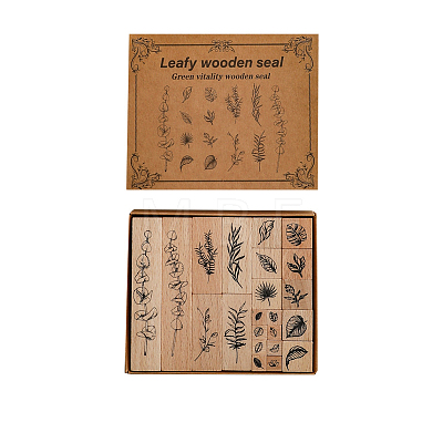 Wooden Rubber Stamps SCRA-PW0004-005A-1