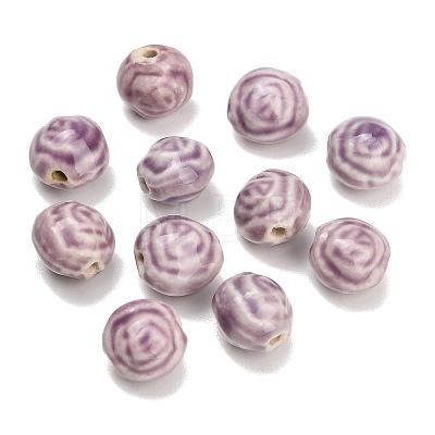 Vintage Style Glazed Ceramic Porcelain Beads PR-G019-01-1