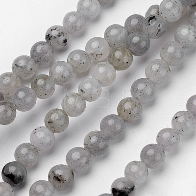 Natural Labradorite Beads Strands G-D809-07-6mm-1