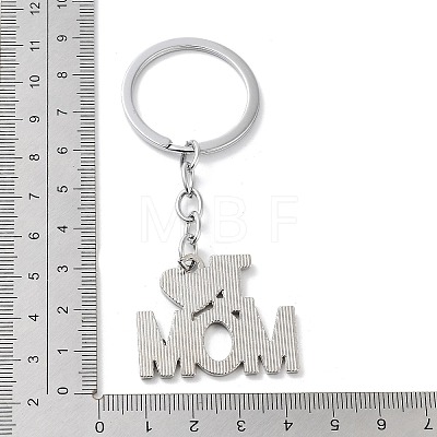Mother's Day Alloy Enamel Keychains KEYC-P020-A01-1