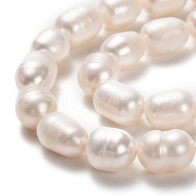 Natural Cultured Freshwater Pearl Beads Strands PEAR-L033-73-01-1