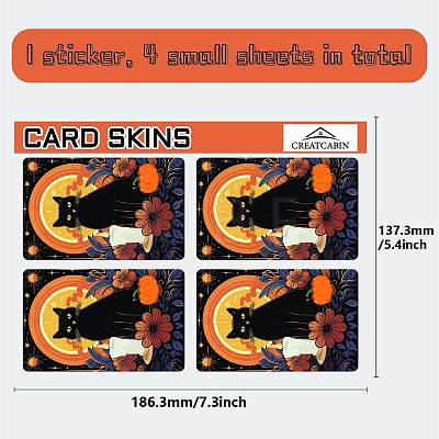 PVC Plastic Waterproof Card Stickers DIY-WH0432-122-1