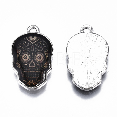 Alloy Enamel Pendants ENAM-Q443-016C-RS-1