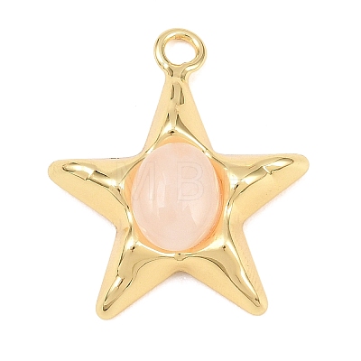Natural Rose Quartz Pendants GG-G001-01G-04-1
