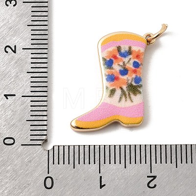 Printed Brass Pendants KK-H253-01B-G02-1