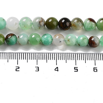 Natural Chrysoprase Beads Strands G-G057-A01-02-1