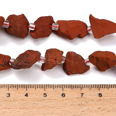Natural Red Jasper Beads Strands GG-CBA0B77-A22-03-1